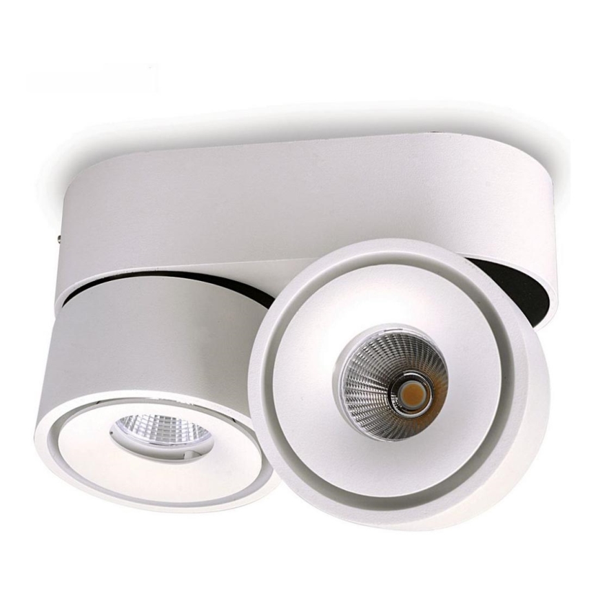 LED ljusreglerad spotlight LAHTI MINI 2xLED/9W/230V 3000K CRI 90 vit