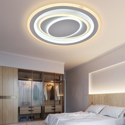 LED ljusreglerad taklampa LED/100W/230V 3000-6500K + fjärrkontroll