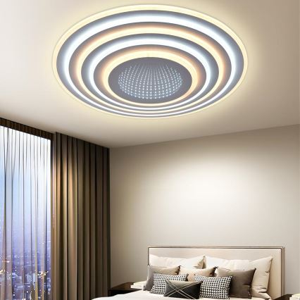 LED ljusreglerad taklampa LED/140W/230V 3000-6500K + fjärrkontroll
