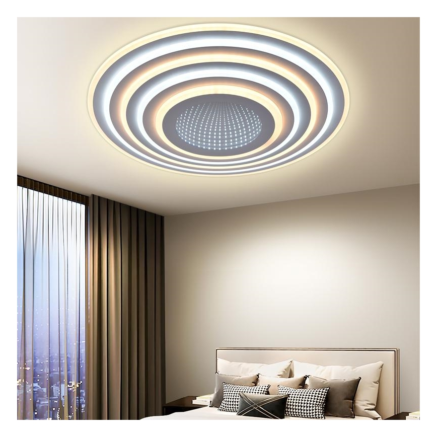 LED ljusreglerad taklampa LED/140W/230V 3000-6500K + fjärrkontroll