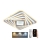LED ljusreglerad taklampa LED/150W/230V 3000-6500K + fjärrkontroll