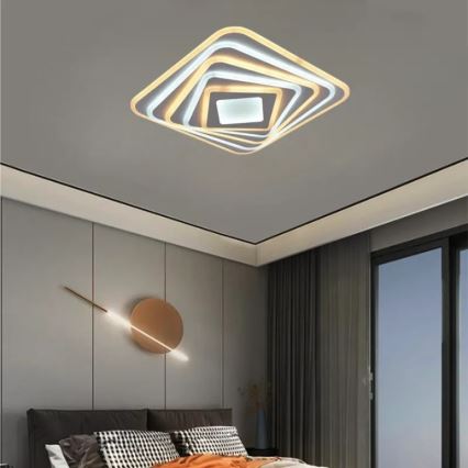 LED ljusreglerad taklampa LED/150W/230V 3000-6500K + fjärrkontroll