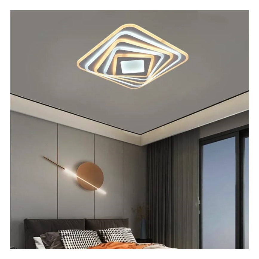 LED ljusreglerad taklampa LED/150W/230V 3000-6500K + fjärrkontroll