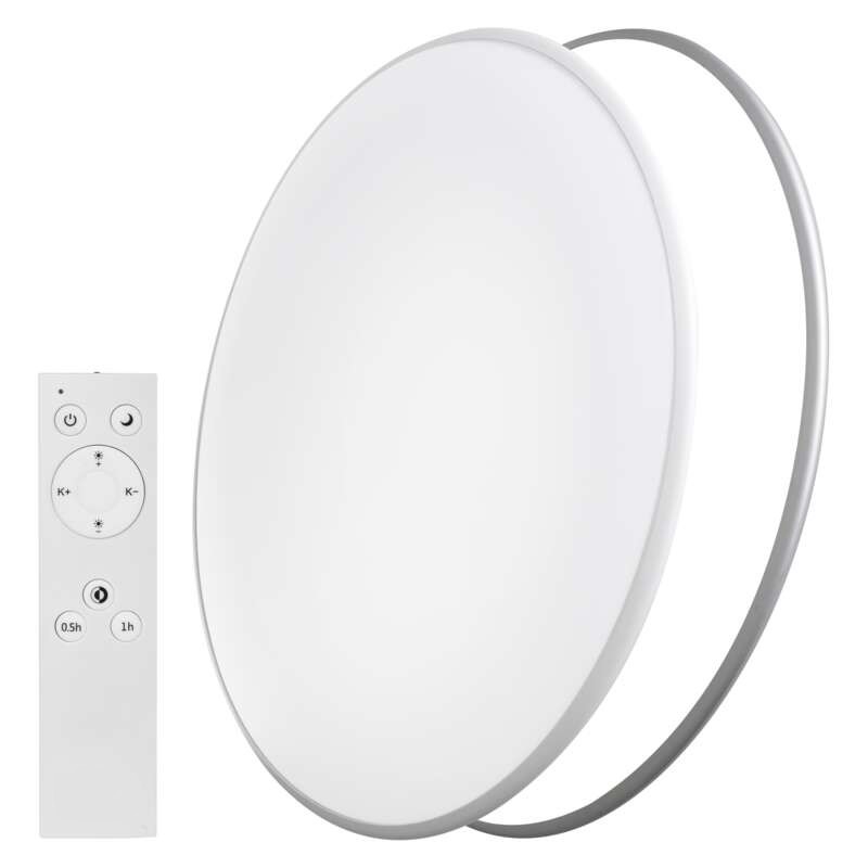 LED ljusreglerad taklampa  LED/24W/230V + fjärrkontroll  rund  2700K-6500K