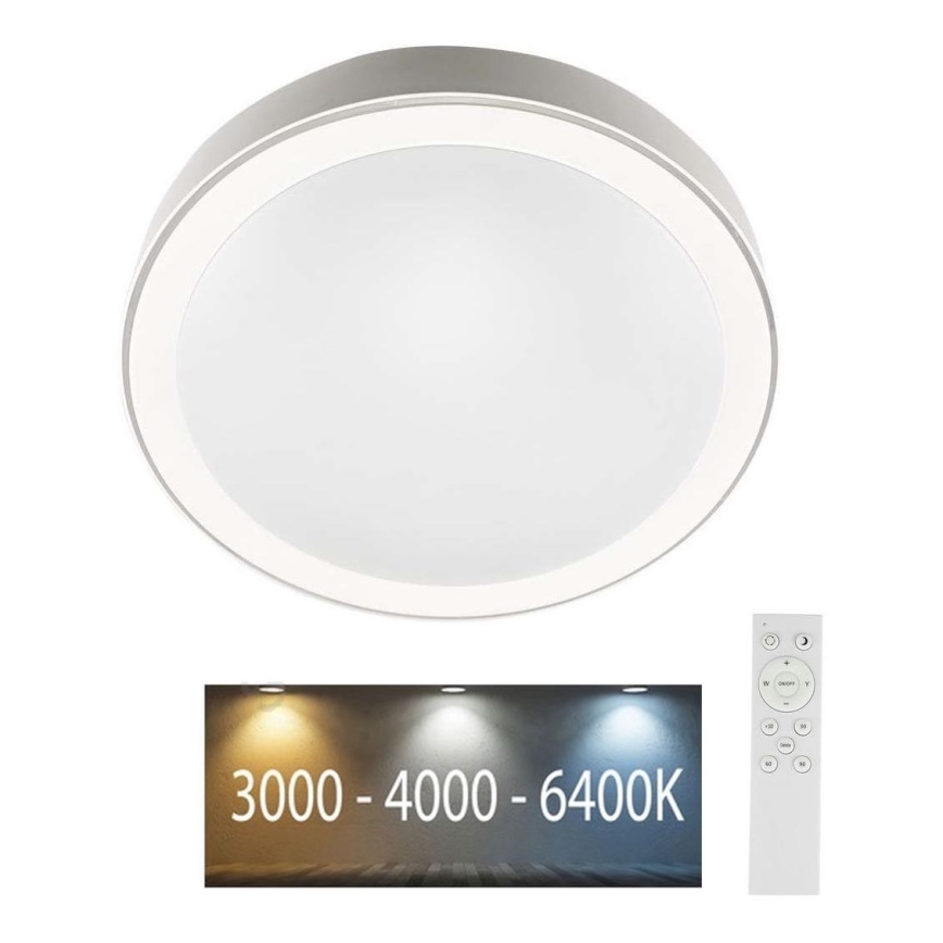 LED Ljusreglerad taklampa LED/40W/230V 3000K/4000K/6500K + FK