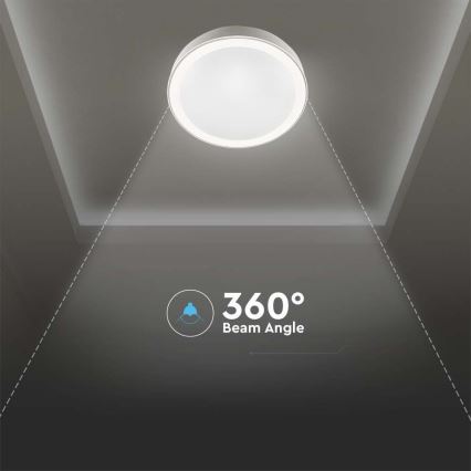 LED Ljusreglerad taklampa LED/40W/230V 3000K/4000K/6500K + FK
