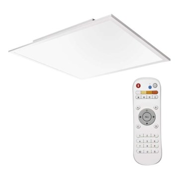 LED ljusreglerad taklampa  LED/40W/230V + fjärrkontroll  fyrkant  2700K-6000K