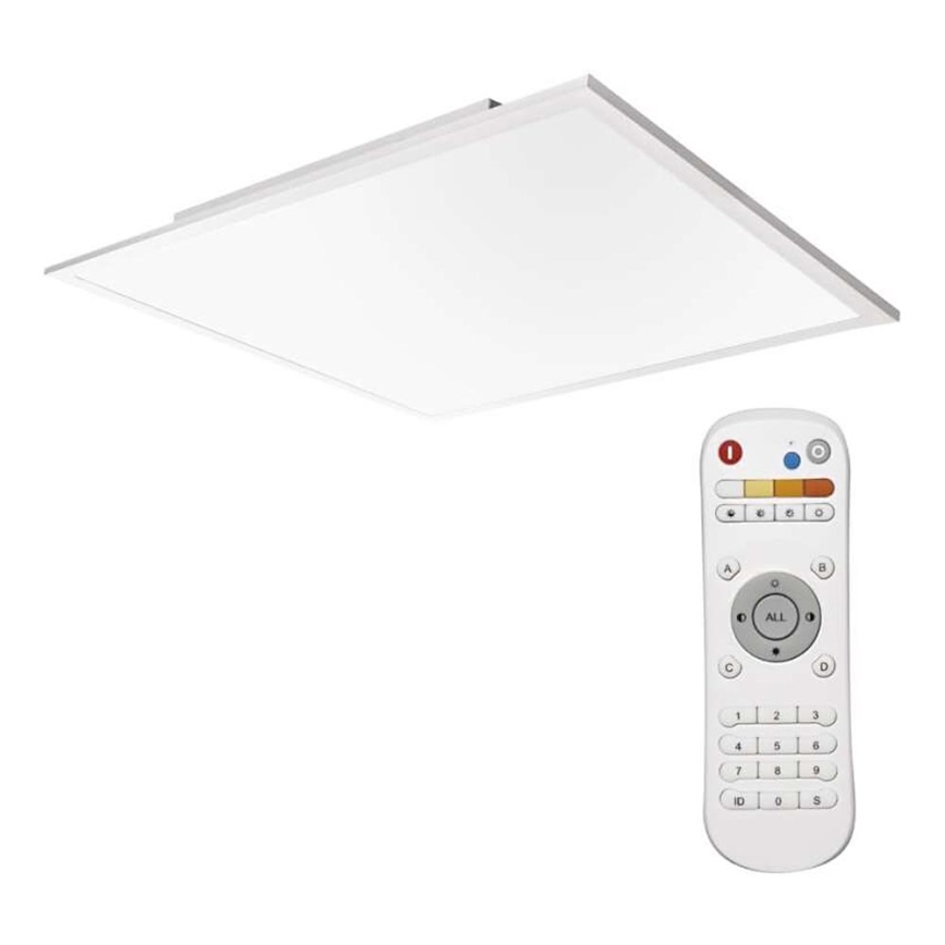 LED ljusreglerad taklampa  LED/40W/230V + fjärrkontroll  fyrkant  2700K-6000K
