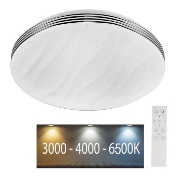 LED ljusreglerad taklampa LED/60W/230V 3000K/4000K/6500K + fjärrkontroll