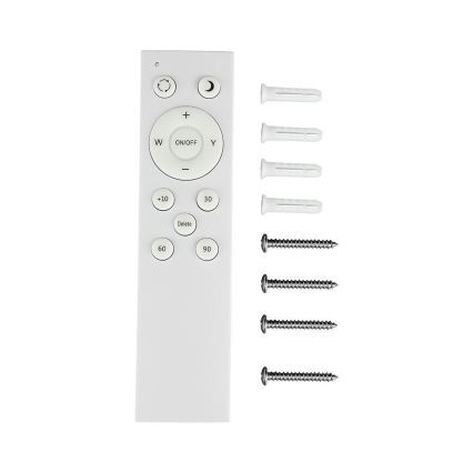 LED ljusreglerad taklampa LED/60W/230V 3000K/4000K/6500K + fjärrkontroll