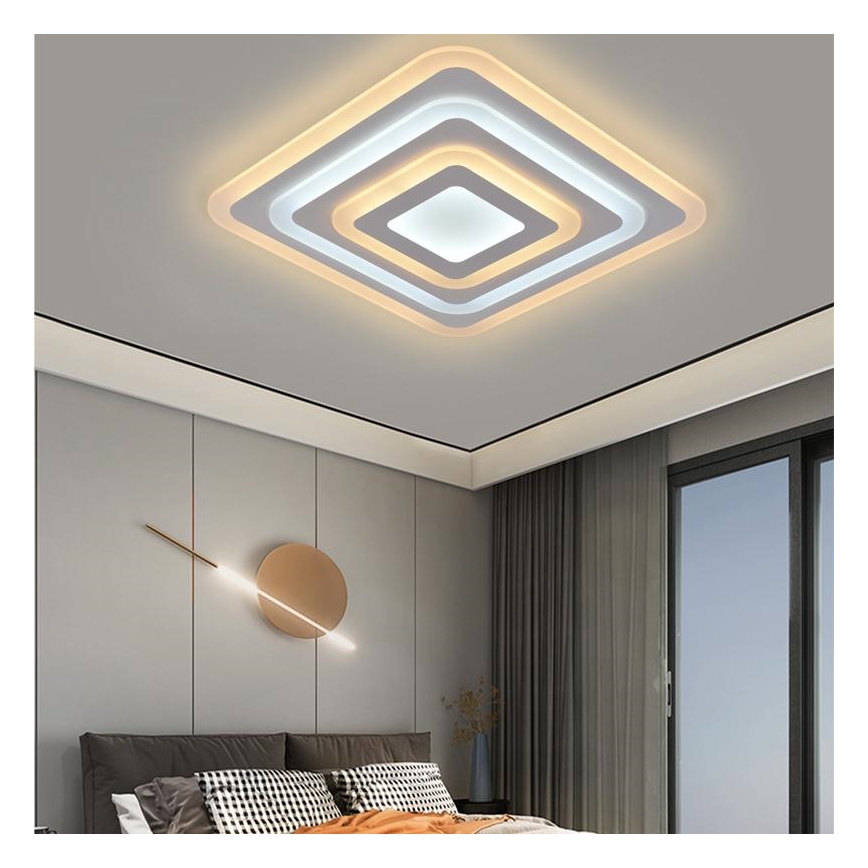 LED ljusreglerad taklampa LED/80W/230V 3000-6500K + fjärrkontroll