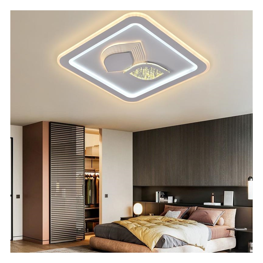 LED ljusreglerad taklampa LED/95W/230V 3000-6500K + fjärrkontroll