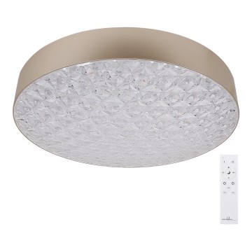 LED ljusreglerad taklampa LUXON LED/60W/230V 2800-6500K beige + fjärrkontroll