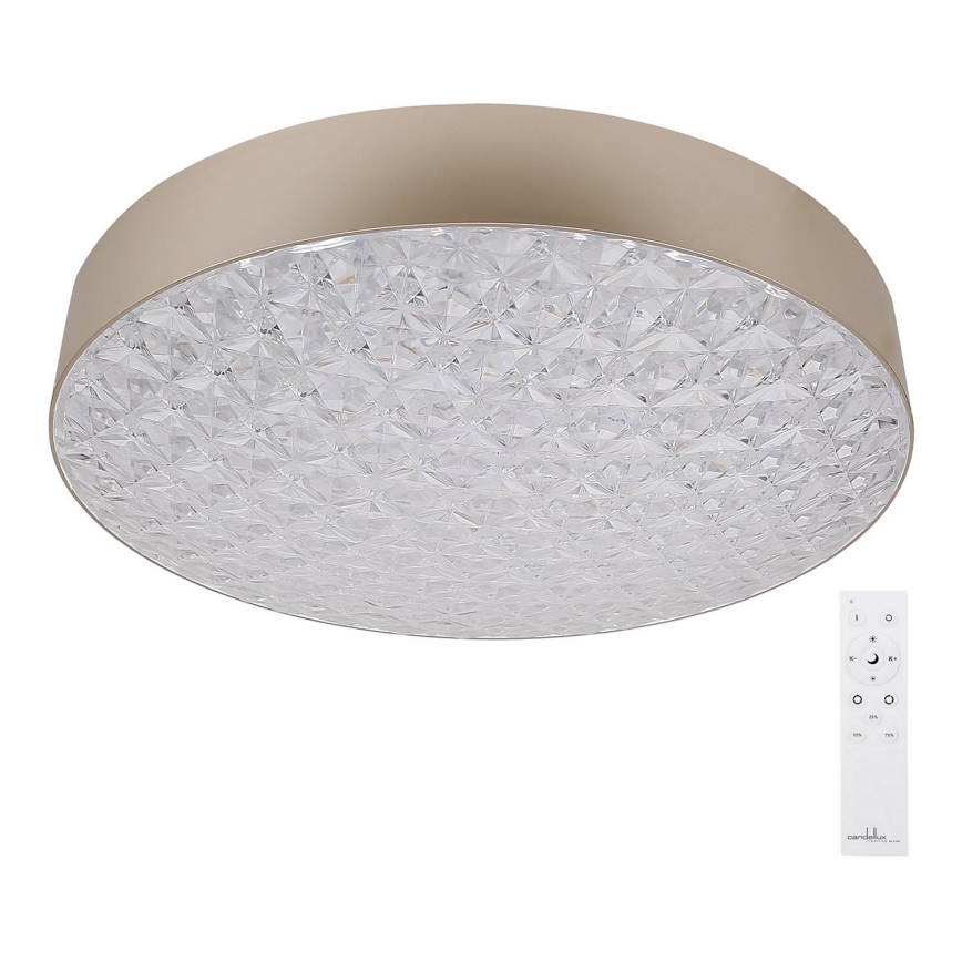 LED ljusreglerad taklampa LUXON LED/60W/230V 2800-6500K beige + fjärrkontroll