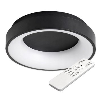 LED ljusreglerad taklampa NOVA LED/54W/230V 3000-6500K svart + fjärrkontroll