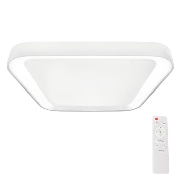 LED ljusreglerad taklampa QUADRO LED/38W/230V 3000-6000K vit + fjärrkontroll