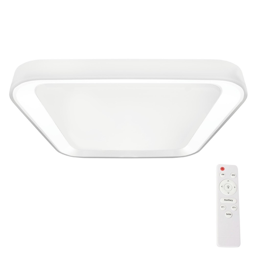 LED ljusreglerad taklampa QUADRO LED/38W/230V 3000-6000K vit + fjärrkontroll