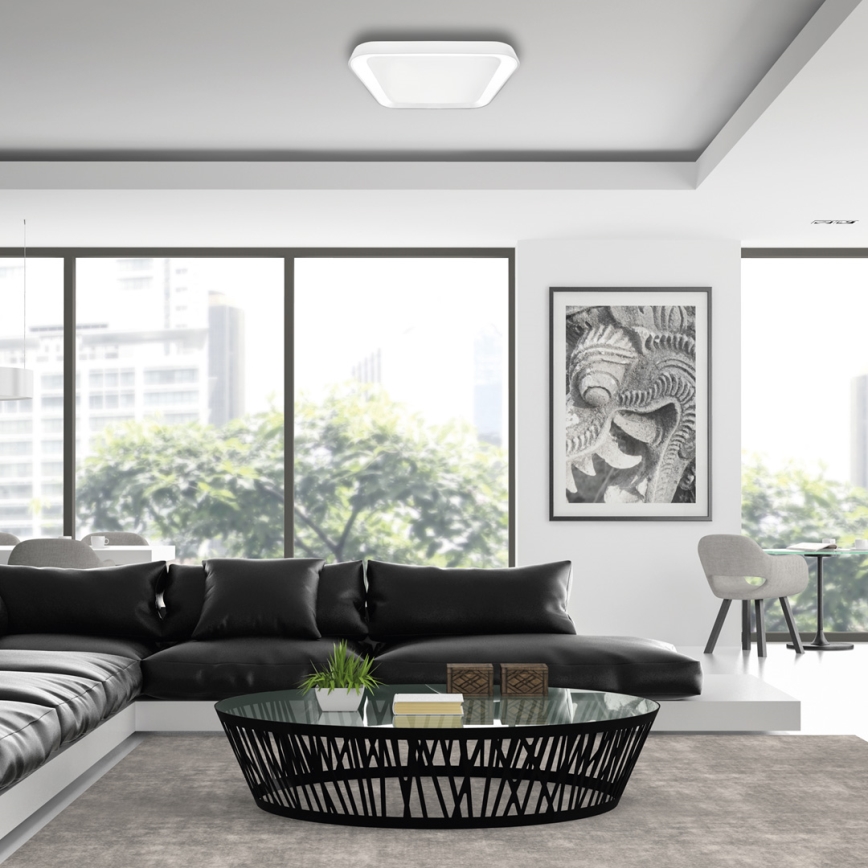 LED ljusreglerad taklampa QUADRO LED/66W/230V 3000-6000K vit + fjärrkontroll