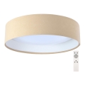 LED ljusreglerad taklampa  SMART GALAXY LED/24W/230V beige /vit  3000-6500K + Fjärrkontroll