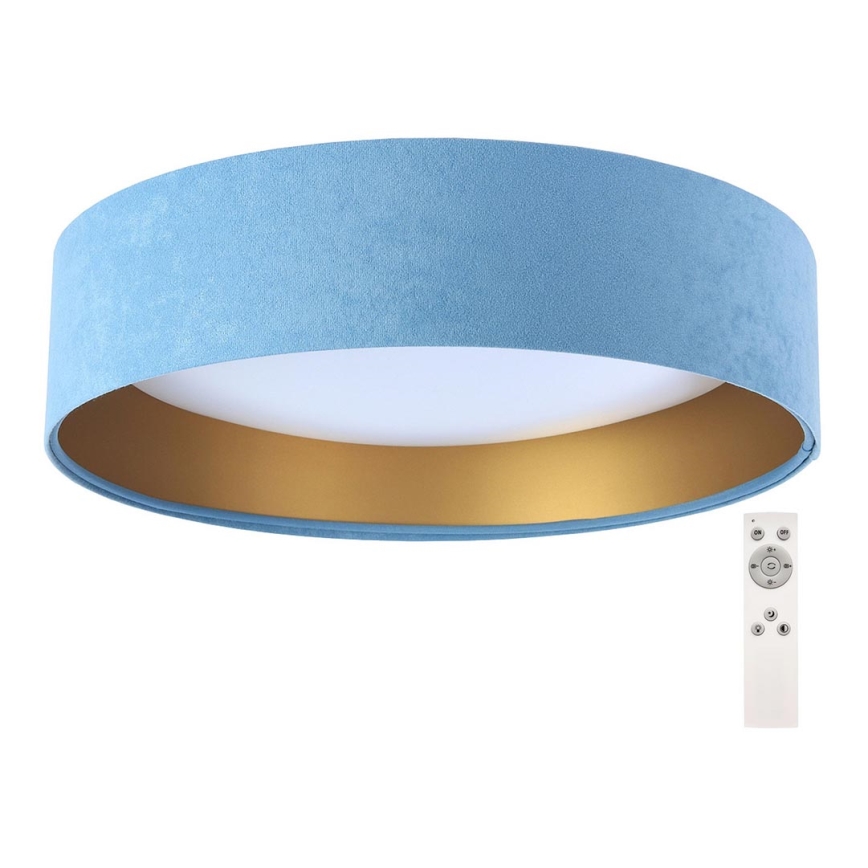 LED ljusreglerad taklampa  SMART GALAXY LED/24W/230V blå /gyllene  3000-6500K + Fjärrkontroll