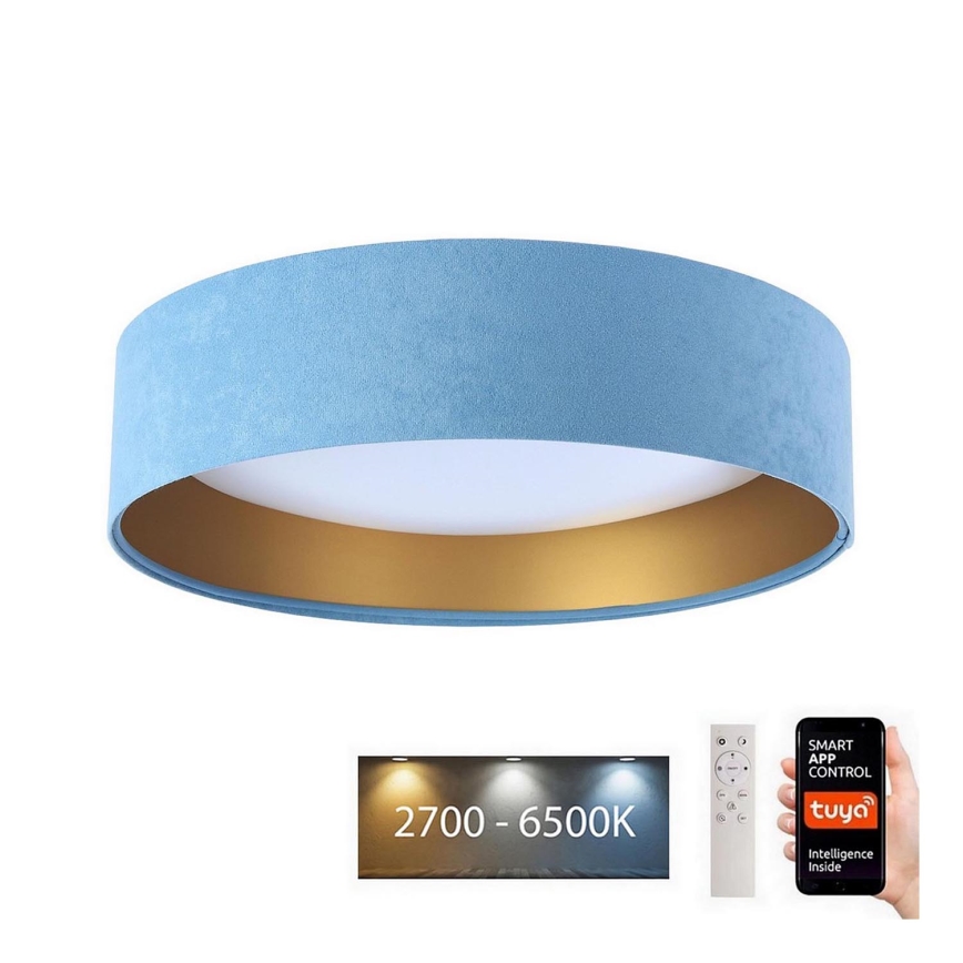 LED ljusreglerad taklampa SMART GALAXY LED/24W/230V diameter 45 cm 2700-6500K Wi-Fi Tuya blå/gyllene + fjärrkontroll