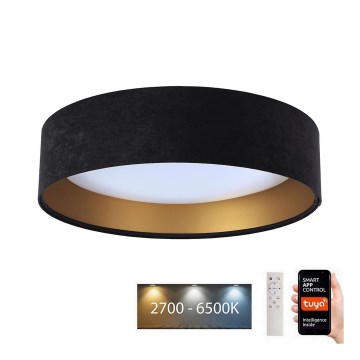 LED ljusreglerad taklampa SMART GALAXY LED/24W/230V diameter 45 cm 2700-6500K Wi-Fi Tuya svart/gyllene + fjärrkontroll