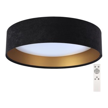 LED ljusreglerad taklampa  SMART GALAXY LED/24W/230V svart /gyllene  3000-6500K + Fjärrkontroll