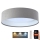 LED ljusreglerad taklampa SMART GALAXY LED/36W/230V diameter 55 cm 2700-6500K Wi-Fi Tuya grå/vit + fjärrkontroll