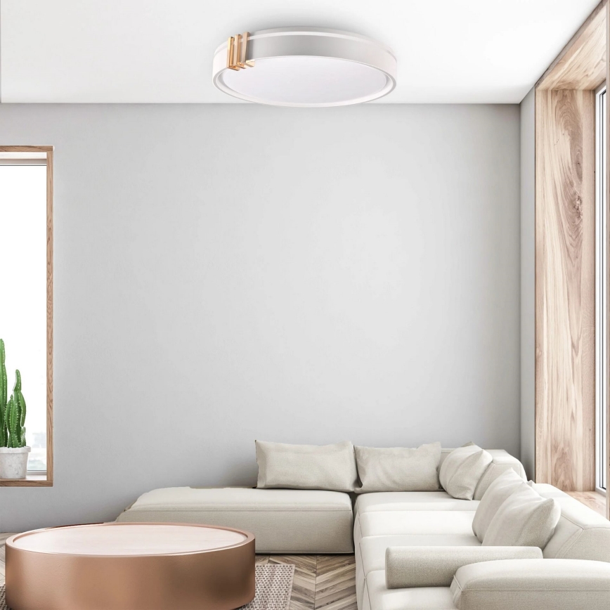 LED ljusreglerad taklampa till badrum ARLETTA LED/72W/230V diameter 48 cm 3000-6000K IP44 + fjärrkontroll