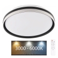 LED ljusreglerad taklampa till badrum BARBARA LED/72W/230V diameter 48,5 cm 3000-6000K IP44 + fjärrkontroll