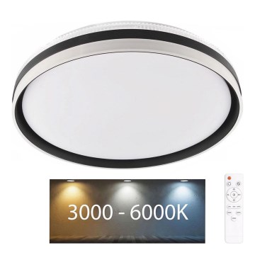 LED ljusreglerad taklampa till badrum BARBARA LED/72W/230V diameter 48,5 cm 3000-6000K IP44 + fjärrkontroll