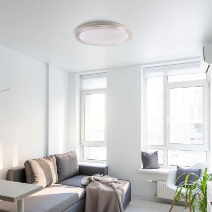 LED ljusreglerad taklampa till badrum CASSANDRA LED/72W/230V diameter 49 cm 3000-6000K IP44 + fjärrkontroll