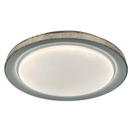 LED ljusreglerad taklampa till badrum GRAŻYNA LED/72W/230V 3000-6000K diameter 51 cm IP44 grå + fjärrkontroll