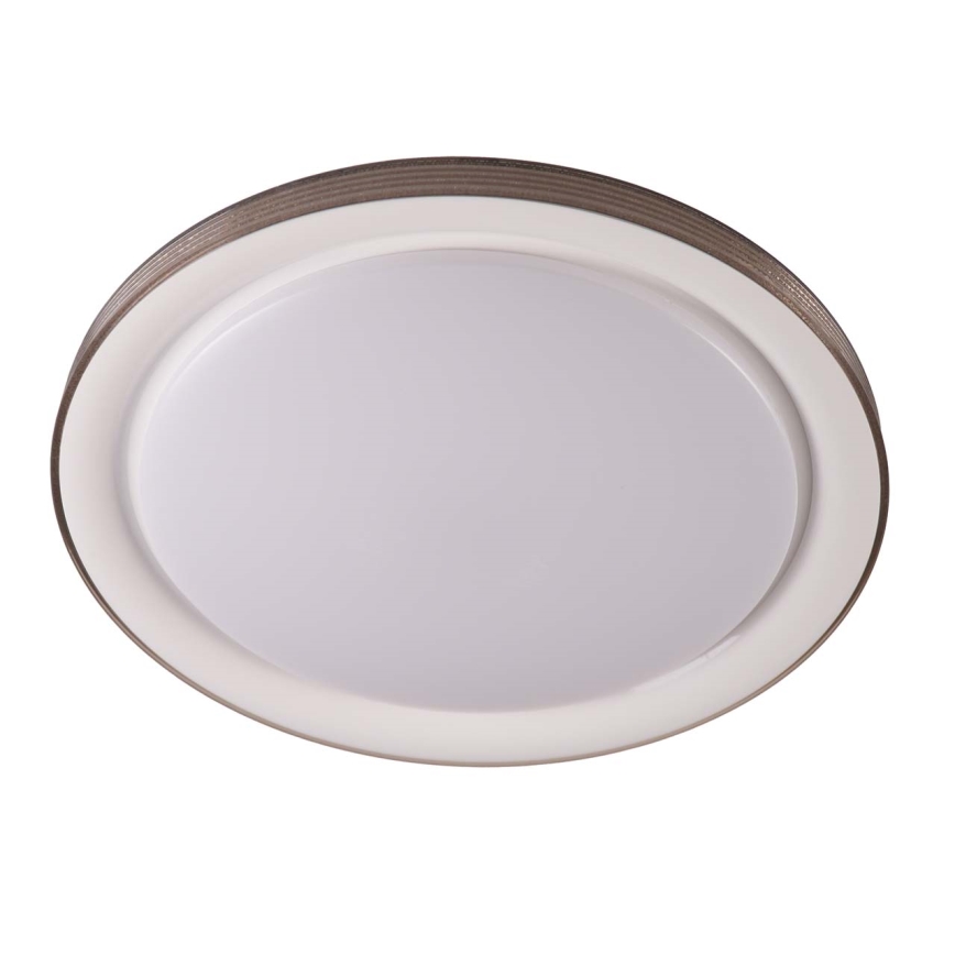LED ljusreglerad taklampa till badrum GRAŻYNA LED/72W/230V 3000-6000K diameter 51 cm IP44 grå + fjärrkontroll