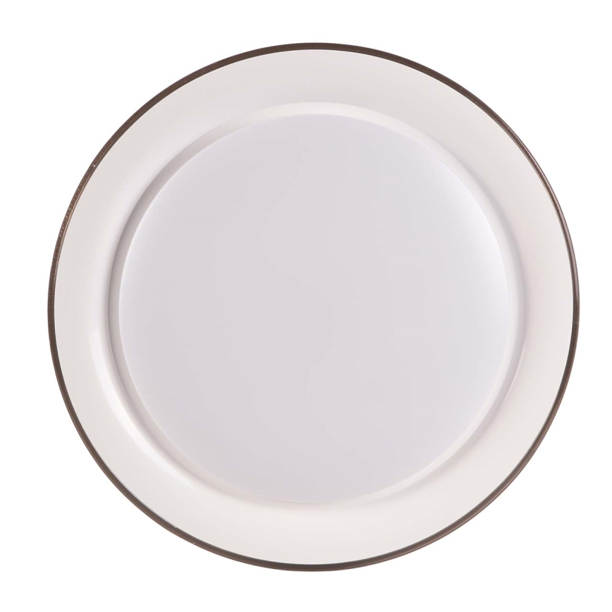 LED ljusreglerad taklampa till badrum GRAŻYNA LED/72W/230V 3000-6000K diameter 51 cm IP44 grå + fjärrkontroll
