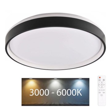 LED ljusreglerad taklampa till badrum JADWIGA LED/42W/230V diameter 38,5 cm 3000-6000K IP44 + fjärrkontroll