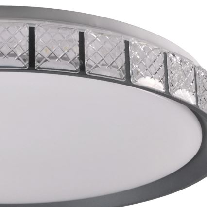 LED ljusreglerad taklampa till badrum NINA LED/72W/230V diameter 49 cm 3000-6000K IP44 + fjärrkontroll