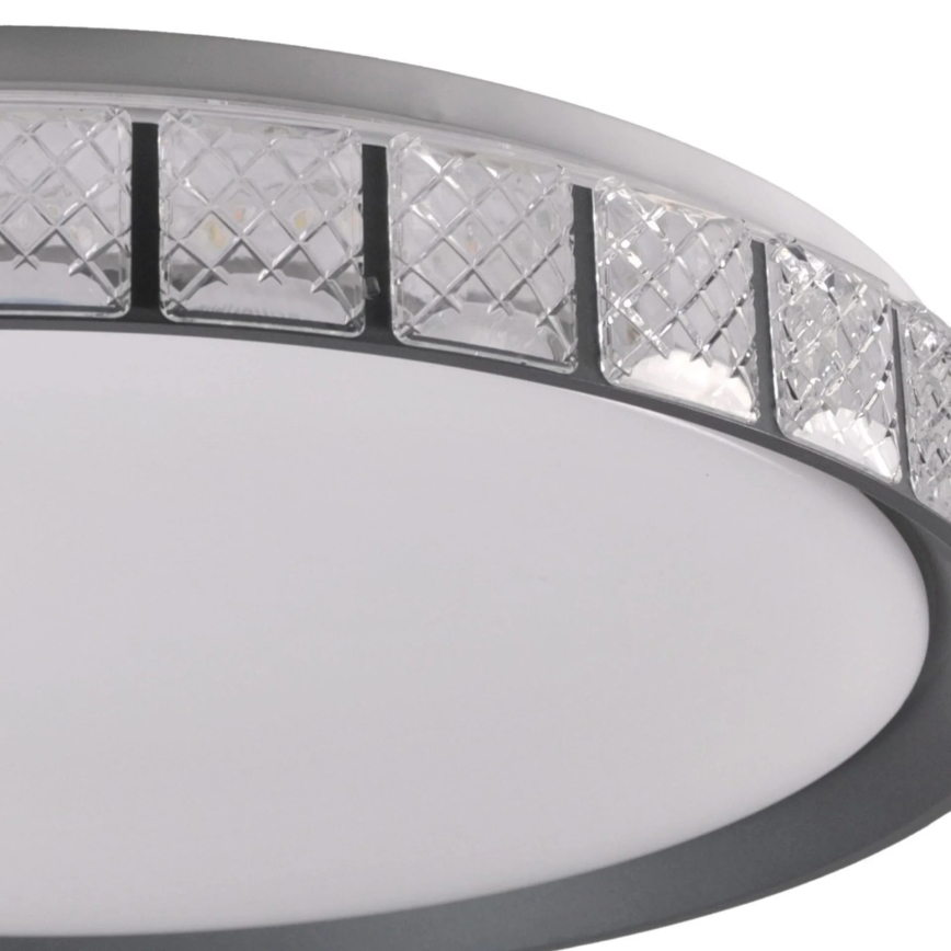 LED ljusreglerad taklampa till badrum NINA LED/72W/230V diameter 49 cm 3000-6000K IP44 + fjärrkontroll