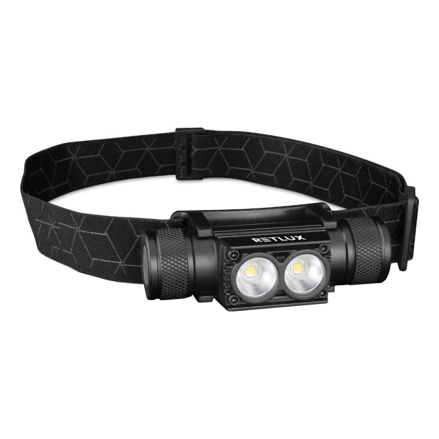LED Ljusreglerad uppladdningsbar aluminum pannlampa LED/2600 mAh IP65