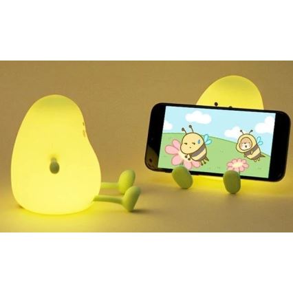 LED Ljusreglerad uppladdningsbar barns nattlampa LED/1W/5V 3000K 800 mAh mango