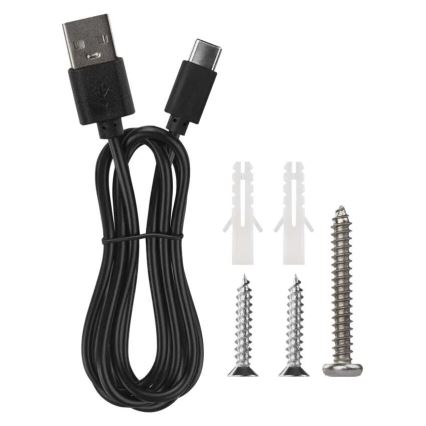 LED Ljusreglerad uppladdningsbar bordslampa 04.01.2001 LED/6W/3,7V 3000K/4000K/6500K 1500mAh svart