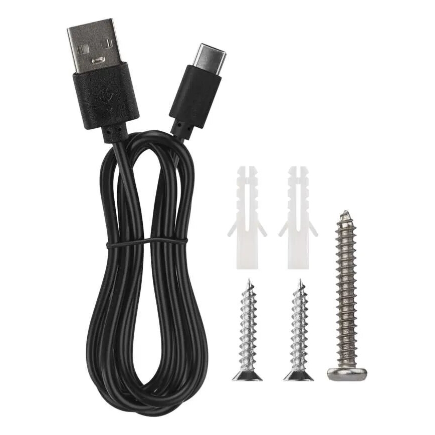 LED Ljusreglerad uppladdningsbar bordslampa 04.01.2001 LED/6W/3,7V 3000K/4000K/6500K 1500mAh svart