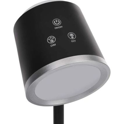 LED Ljusreglerad uppladdningsbar bordslampa 04.01.2001 LED/6W/3,7V 3000K/4000K/6500K 1500mAh svart