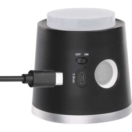 LED Ljusreglerad uppladdningsbar bordslampa 04.01.2001 LED/6W/3,7V 3000K/4000K/6500K 1500mAh svart