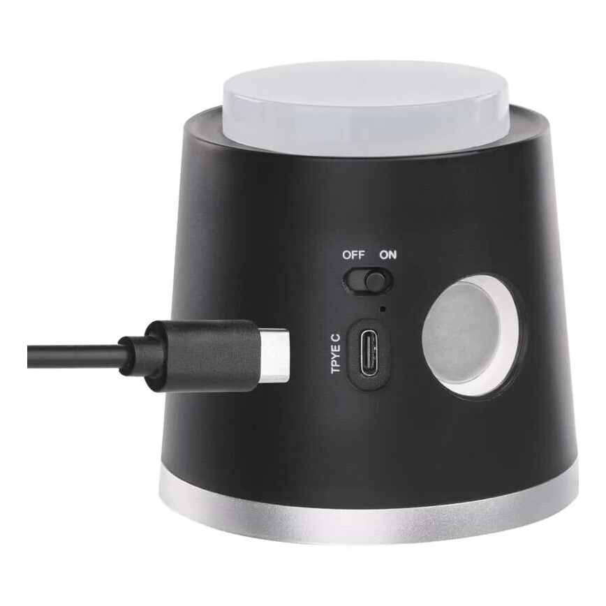 LED Ljusreglerad uppladdningsbar bordslampa 04.01.2001 LED/6W/3,7V 3000K/4000K/6500K 1500mAh svart