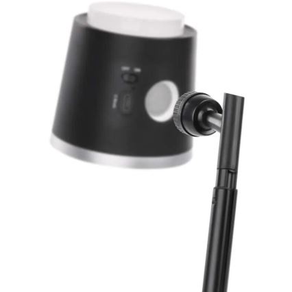 LED Ljusreglerad uppladdningsbar bordslampa 04.01.2001 LED/6W/3,7V 3000K/4000K/6500K 1500mAh svart