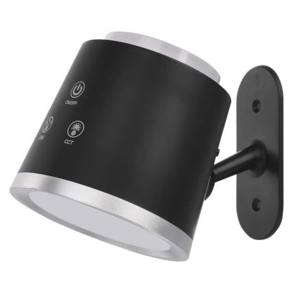 LED Ljusreglerad uppladdningsbar bordslampa 04.01.2001 LED/6W/3,7V 3000K/4000K/6500K 1500mAh svart