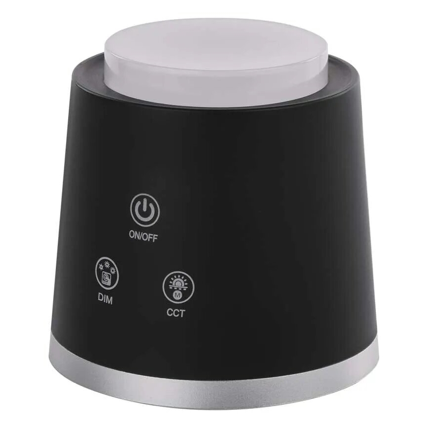 LED Ljusreglerad uppladdningsbar bordslampa 04.01.2001 LED/6W/3,7V 3000K/4000K/6500K 1500mAh svart