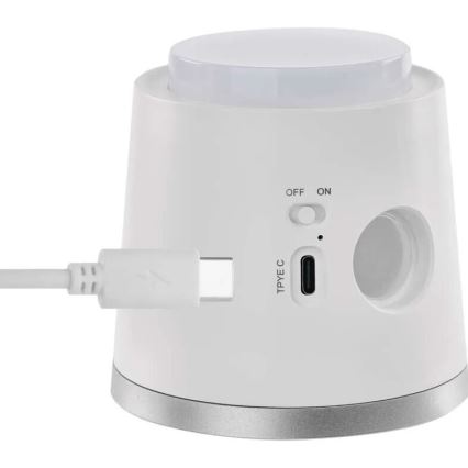 LED Ljusreglerad uppladdningsbar bordslampa 04.01.2001 LED/6W/3,7V 3000K/4000K/6500K 1500mAh vit