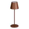 LED Ljusreglerad uppladdningsbar bordslampa INITA LED/1,2W/1800 mAh IP54 brun